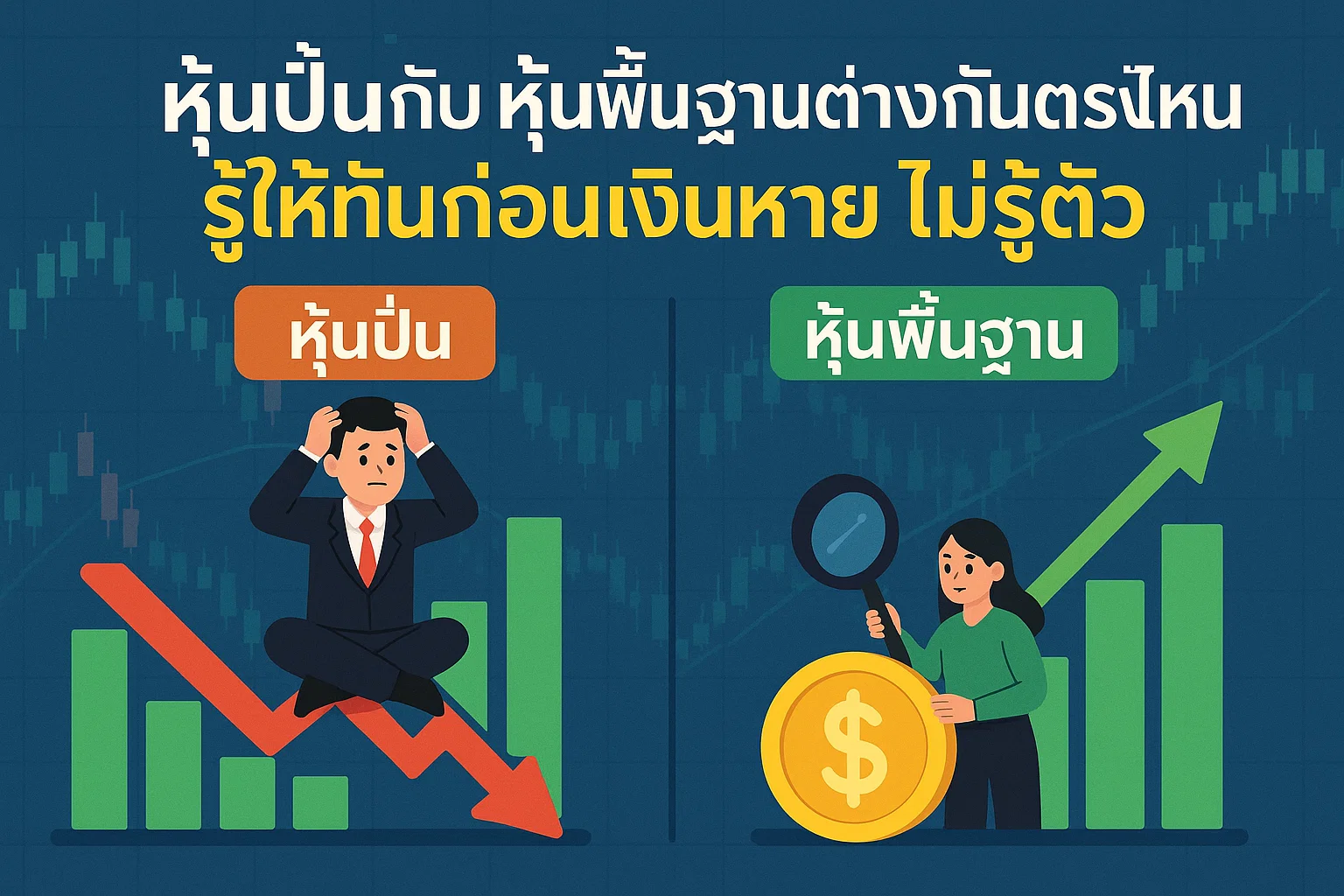 หุ้นปั่นกับหุ้นพื้นฐานต่างกันตรงไหน รู้ให้ทันก่อนเงินหายไม่รู้ตัว